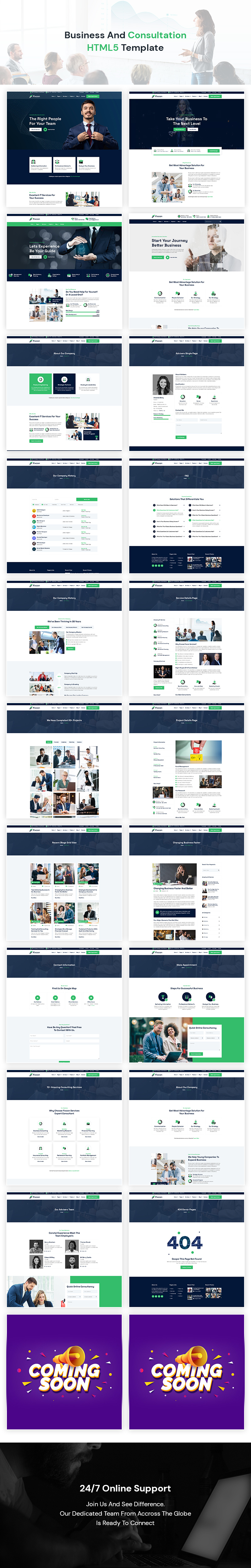 Fixcon – Business And Consulting HTML Template